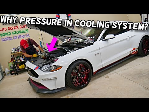 WHY HIGH PRESSURE IN COOLING SYSTEM RADIATOR HOSE ON FORD MUSTANG 2005-2023