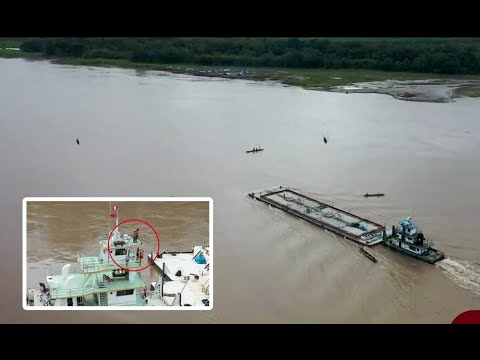 Loreto: Grupo de indígenas secuestran embarcación petrolera