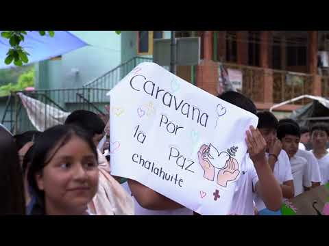 Procesión y Caravana por la Paz en Chalahuite. | Caravana por la Paz.