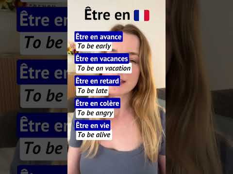 Être en 🇫🇷