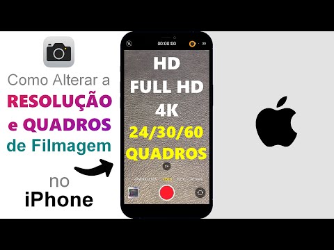 Como Alterar a RESOLUÇÃO e QUADROS de Filmagem no iPhone