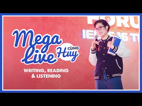 Megalive 3 kỹ năng Writing/Reading/Listening cùng Huy Forum | THE FORUM CENTER thumbnail