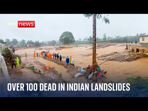 Landslides in southern India kill more than 100 as rescuers search for dozens still missing