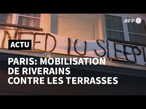 A Paris, des riverains se mobilisent contre le bruit des terrasses post-Covid | AFP