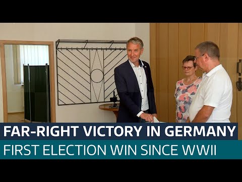 Far-right German party wins state election for first time since WWII | ITV News