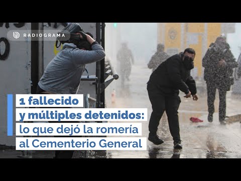 Un muerto y 36 detenidos tras incidentes en Romería a Cementerio General en Santiago