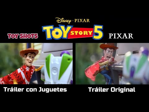 TOY STORY 5 - NUEVO TRAILER con Juguetes Reales vs Original | Recreación TOY SHOTS (2026)