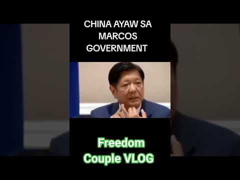 # CHINA AYAW SA MARCOS GOVERNMENT
