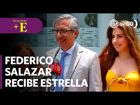 Federico Salazar recibió su estrella en el Paseo de la Fama | Más Espectáculos (HOY)