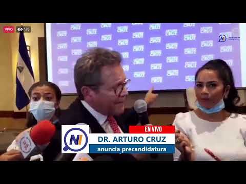 Arturo Cruz anuncia precandidatura a la presidencia
