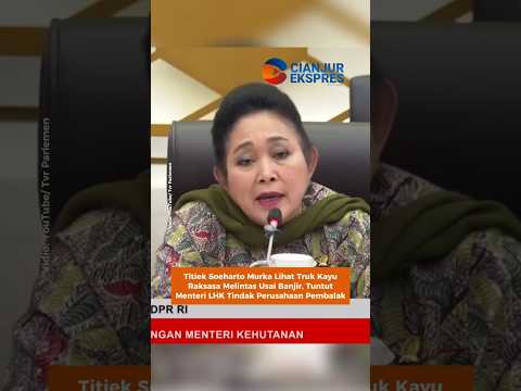 Titiek Soeharto Murka Lihat Truk Kayu Raksasa Melintas Usai Banjir, Tuntut. Menteri LHK Tindak