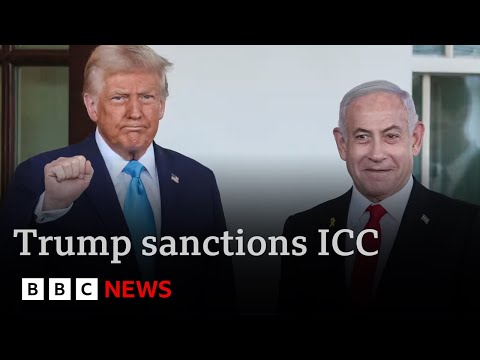 Global condemnation as Trump sanctions International Criminal Court | BBC News
