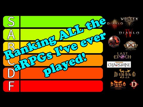 Ranking All the aRPGs I've Ever Played - Stream Highlight (unedited)