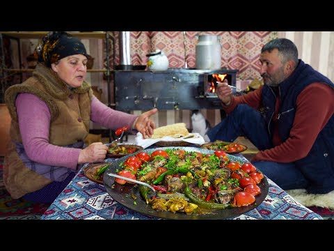 Sadjichi - Traditional Azerbaijani Lamb Dish, Outdoor Cooking