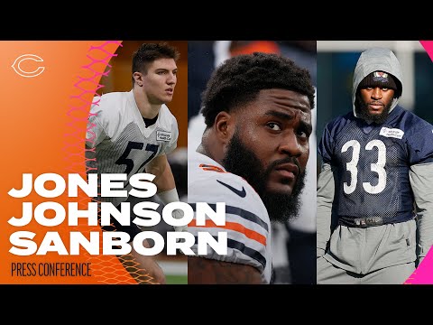Jones, Sanborn, Johnson are fired up to take on the Packers at Soldier Field | Chicago Bears video clip