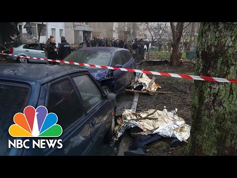 At least 18 killed in helicopter crash in Kyiv suburb