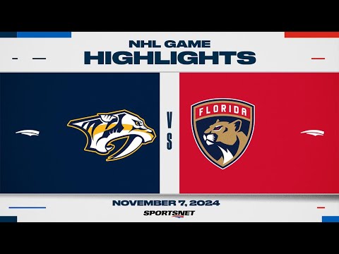 NHL Highlights | Predators vs. Panthers - November 7, 2024