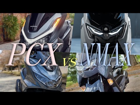 2025 新型5代目HONDA PCXと3代目YAMAHA NMAXの比較