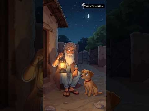 The watchman and his faithful dog 🦮 story #shorts #story #animation #ai #shortvideo #ytshorts #dog