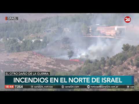 ISRAEL | Nuevos ataques provocaron un incendio en el norte del país