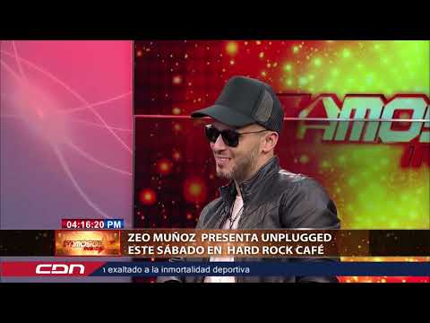 Zeo Muñoz presenta Unplugged este sábado en Hard Rock Café