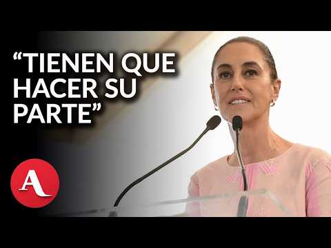 Sheinbaum pide a EE.UU. detener envío de armas ilegales para ayudar a frenar el narcotráfico