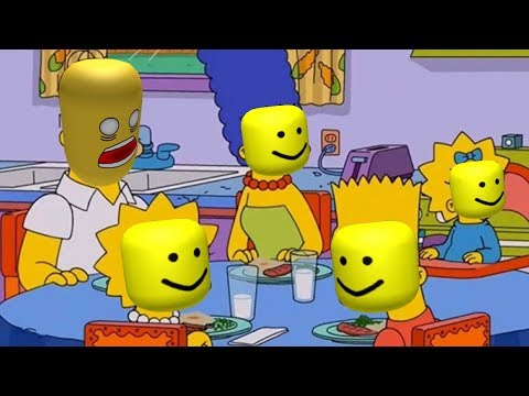 The Simpsons intro but with the Roblox death sound