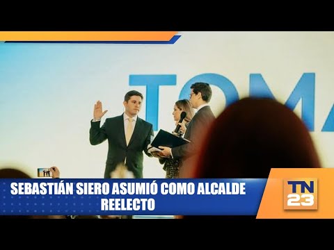 Sebastián Siero asumió como alcalde reelecto