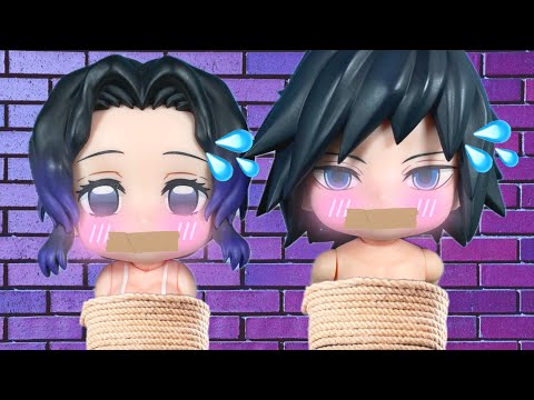 【Demon Slayer】拘束される胡蝶しのぶと冨岡義勇⁉︎ #demonslayer #kimetsunoyaiba #鬼滅の刃 