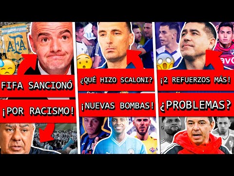 FIFA sancionó a ARGENTINA+ SCALONI llamó a DYBALA y MESSI+ BOCA compra REFUERZO de RIVER?+ GALLARDO