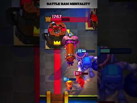 Battle Ram Mentality 🧠 #clashroyale #mentality #supercell #viral #gaming #mobilegaming #gameplay