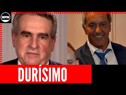 Agustín Rossi LE LLENÓ la cara de dedos a Daniel Scioli: Me produce estupor, no se que hace ahí..