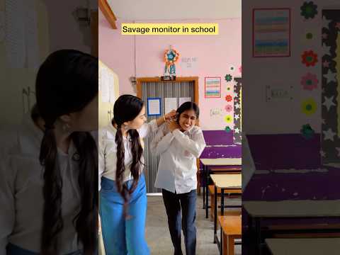 That one savage monitor in school 😂 #shorts #viral #explorepage #relatable