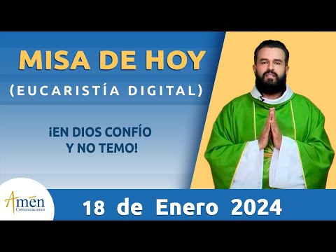 Misa de Hoy Jueves 18 de Enero 2024 l Padre Carlos Yepes l Eucaristía Digital l Católica l Dios