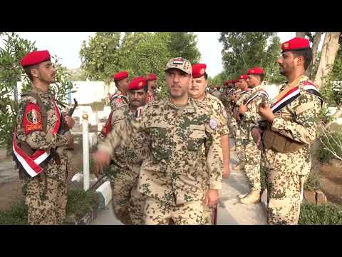 دويد يضع إكليل الزهور على فردوس شهداء المقاومة الوطنية