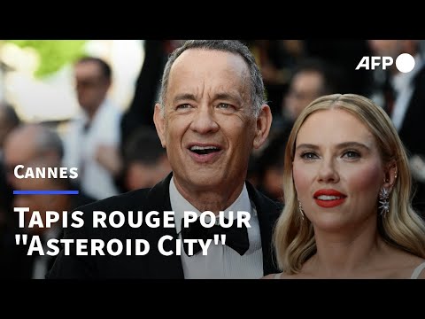 Scarlett Johansson et Tom Hanks sur le tapis rouge à Cannes pour Asteroid City | AFP Images