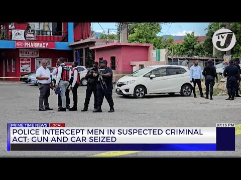 Police Intercept Men in Suspected Criminal Act: Gun & Car Seized | TVJ News