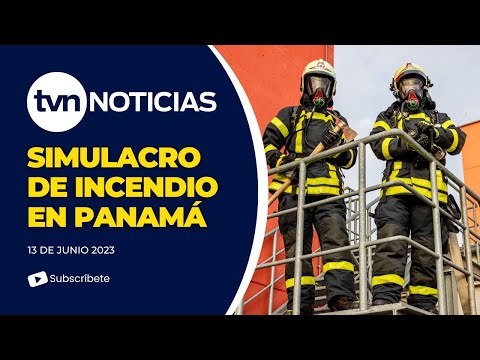 Realizan simulación de incendio estructural en Panamá