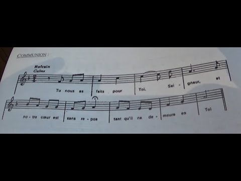 Notre coeur est sans repos tant qu'il ne repose en toi. Abbaye Notre-Dame de la Paix.