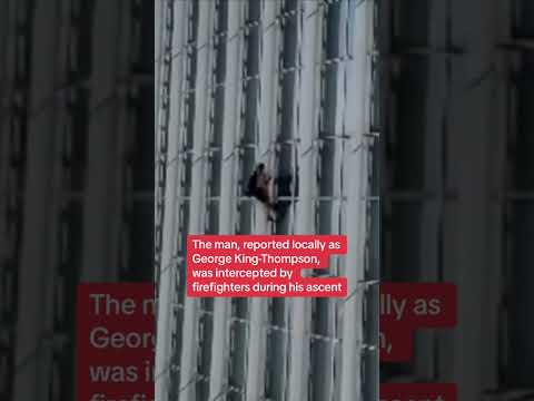 British man climbs skyscraper in South Korea