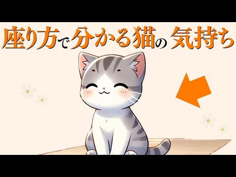 猫の動画サムネイル - 【座り方で分かる猫の気持ち】 猫の雑学 #猫 #ねこ