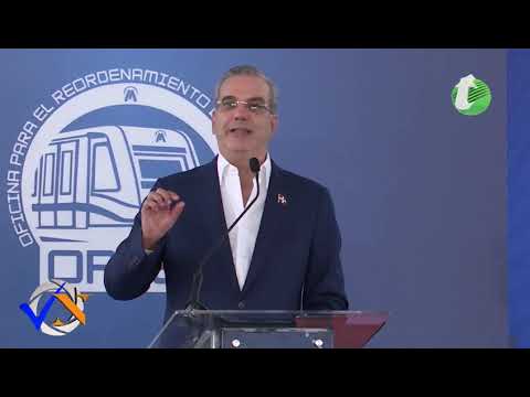 Presidente Abinader deja iniciados trabajos para extensión Línea 1 del Metro de Santo Domingo