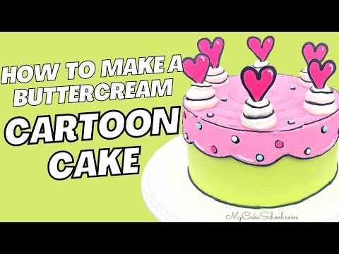 How to Make a Cartoon Cake