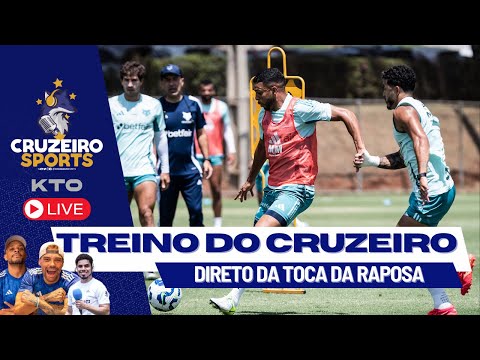 🔴 AO VIVO - TREINO DO CRUZEIRO ABERTO A IMPRENSA E COLETIVA DO ATACANTE KAIO JORGE
