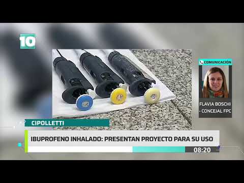 #Noticias10 | Ibuprofeno inhalado: piden autorizarlo