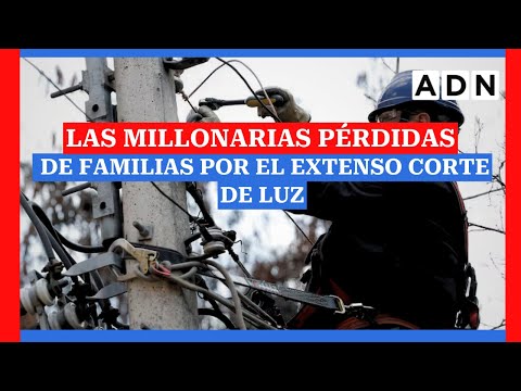 Desde alimentos hasta medicamentos: Las millonarias pérdidas de familias por el extenso corte de luz