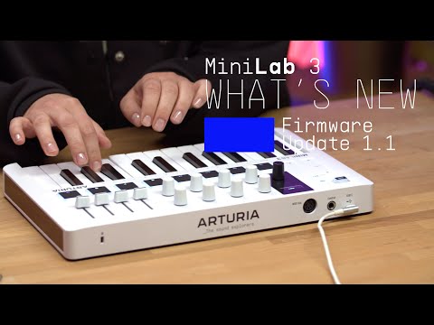 MiniLab 3 - Firmware Update V1.1 | ARTURIA