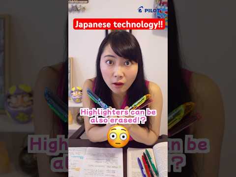 🇯🇵Japani Jadoo😱 Highlighter bhi mit jati hai😱 Take beautiful notes with Pilot Frixion Pens✒️❤️