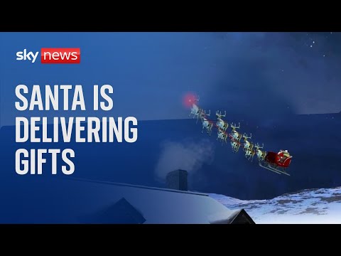 Track Santa's flight around the world