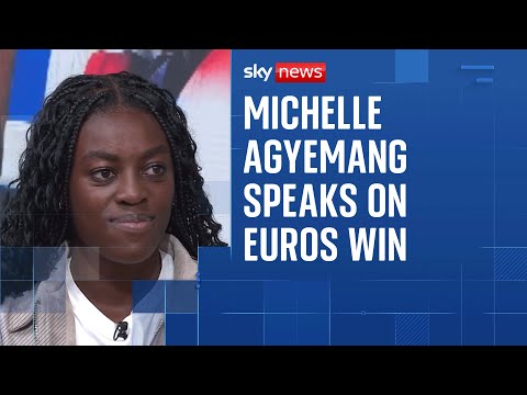 Lionesses super-sub Michelle Agyemang on doing a degree while winning Euros